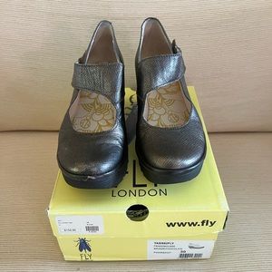 Fly London Yasi 39 Bronze/chocolate